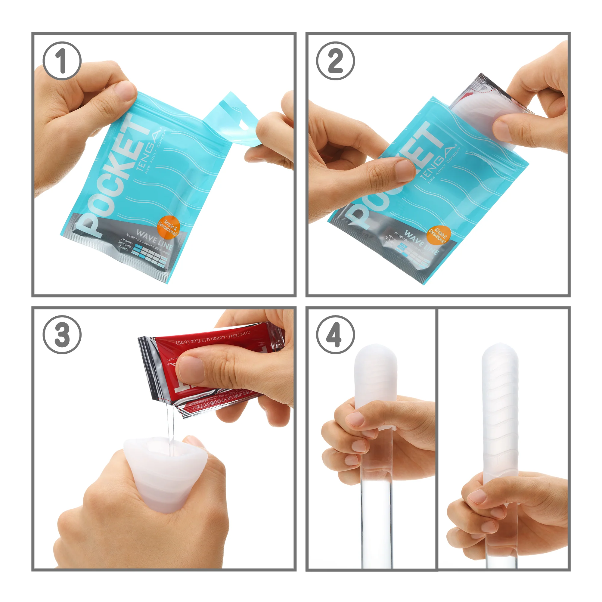 POCKET TENGA Wave Line - Image 4