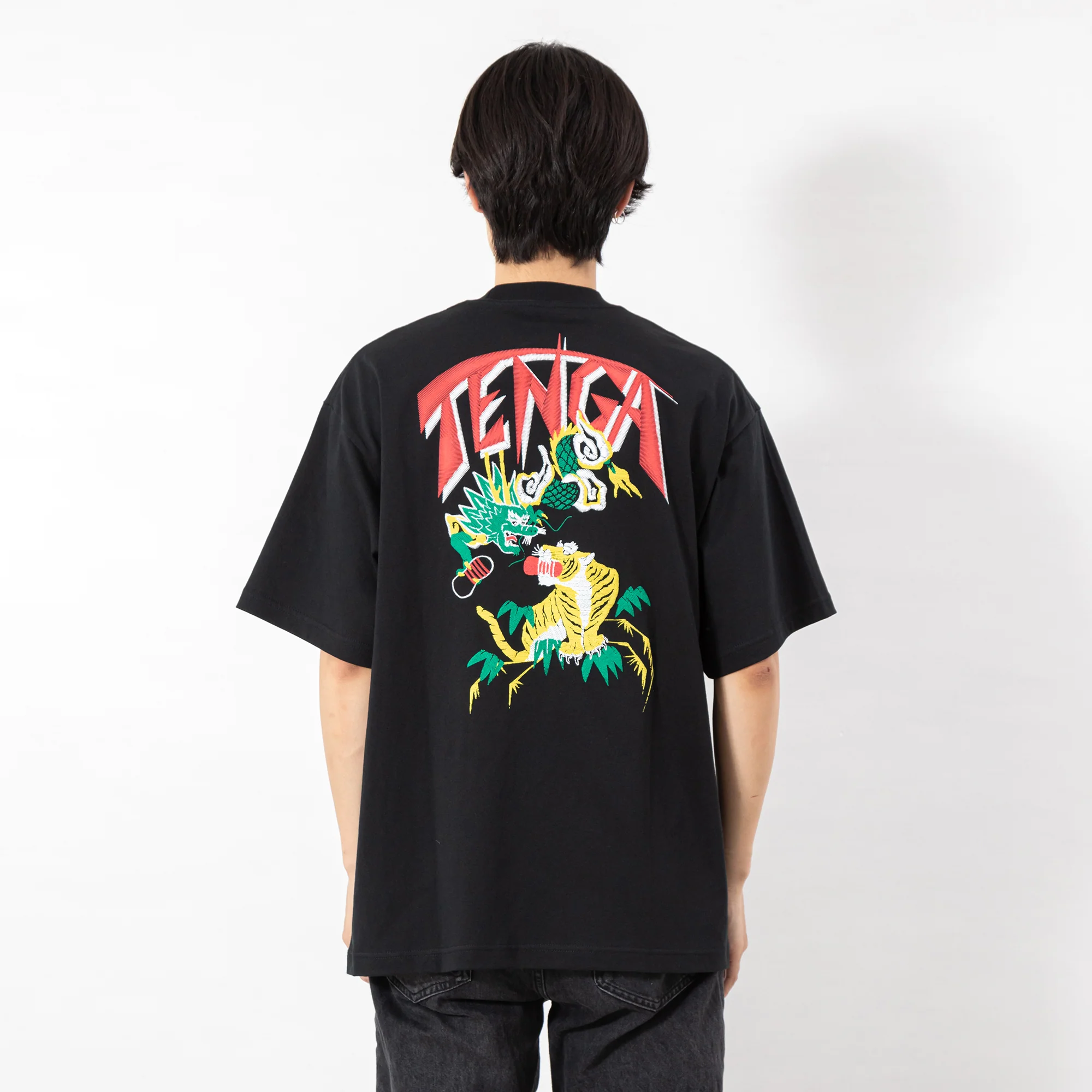 TENGA Print T-Shirt Black - Image 11